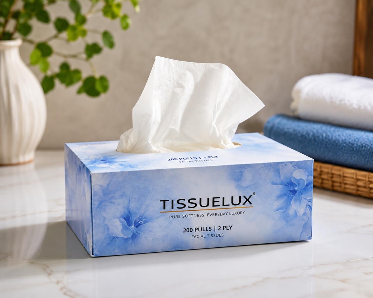 Facial Tissues product presentation