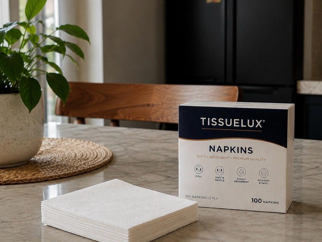 Napkins product presentation